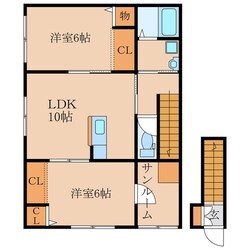 パーチェ　Ａ棟の物件間取画像